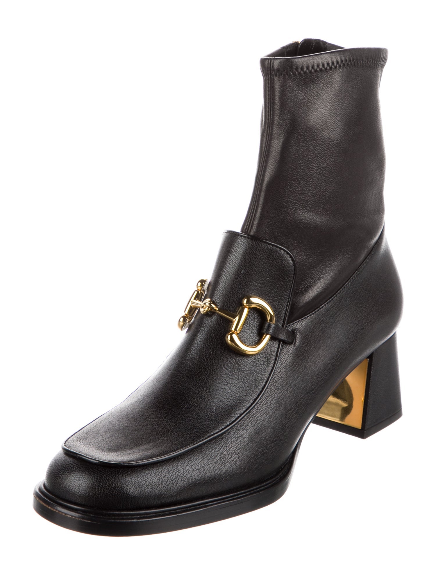 Gucci 1955 Horsebit Accent Leather Boots