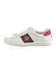 Gucci Web Accent Leather Sneakers