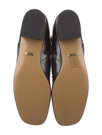 Gucci Interlocking G Logo Leather Riding Boots