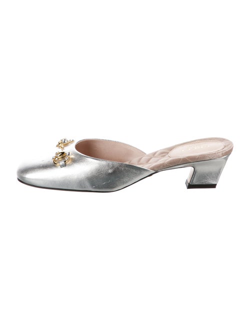 Gucci Patent Leather Mules