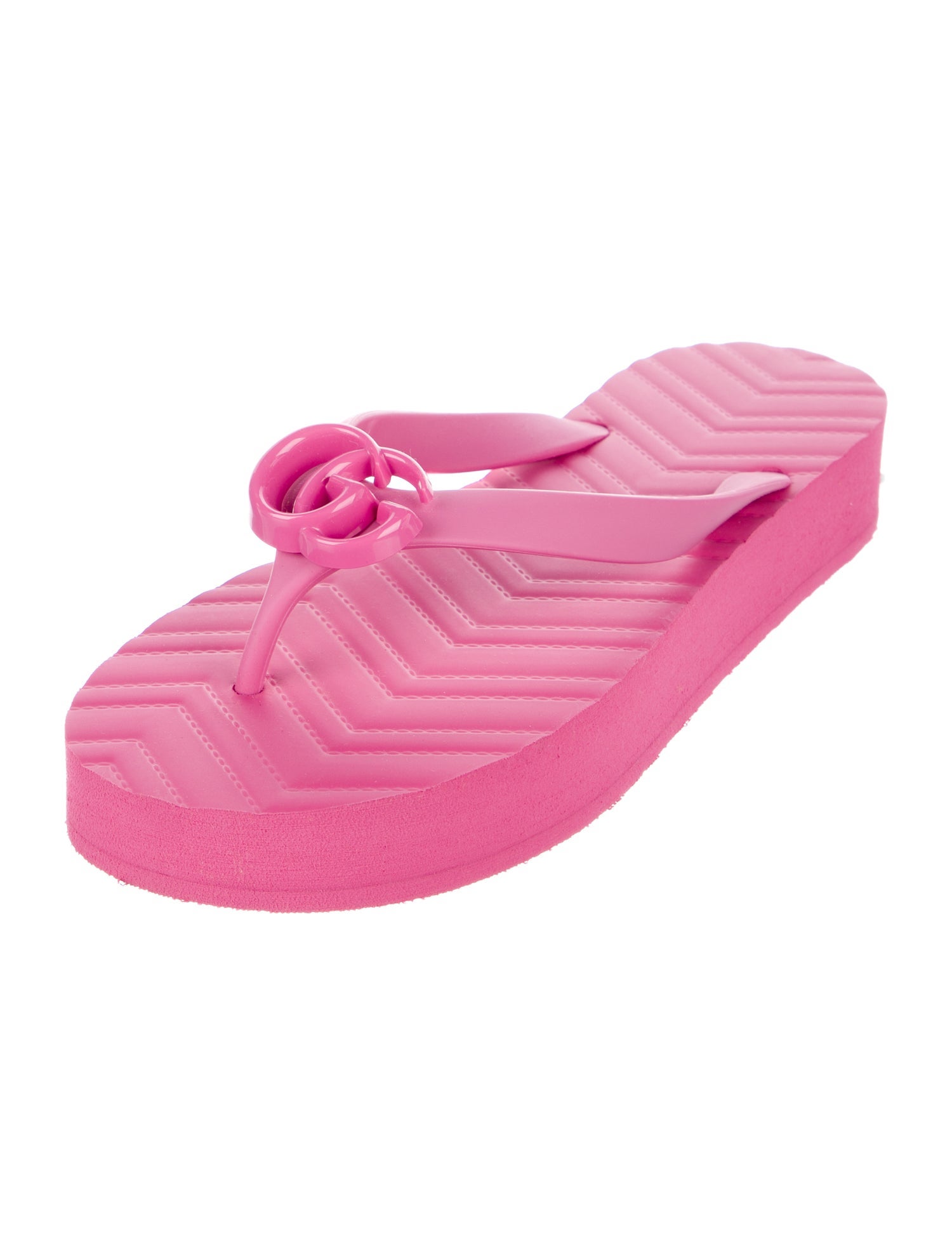 Gucci Running GG Logo Rubber Slides