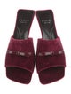 Gucci Velvet Slides