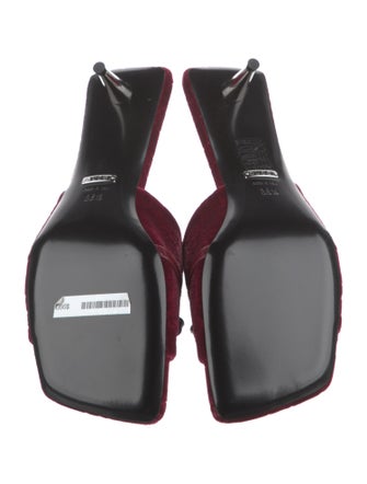 Gucci Velvet Slides