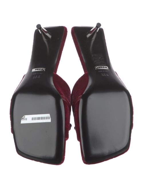 Gucci Velvet Slides