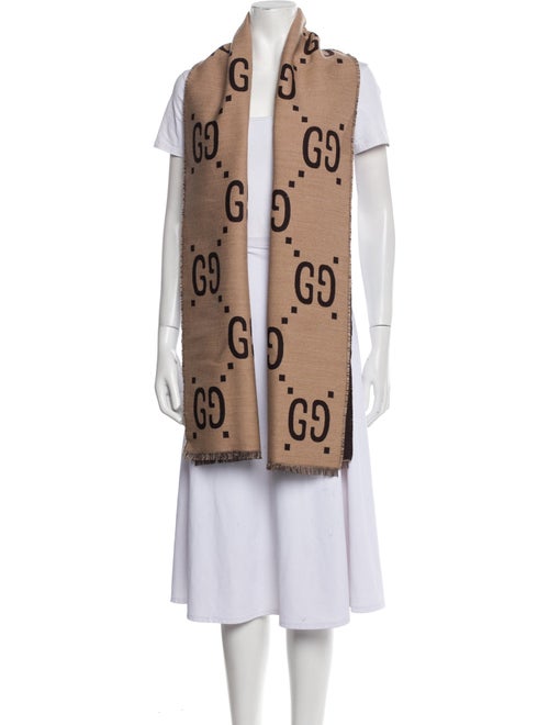 Gucci Wool GG Logo Scarf