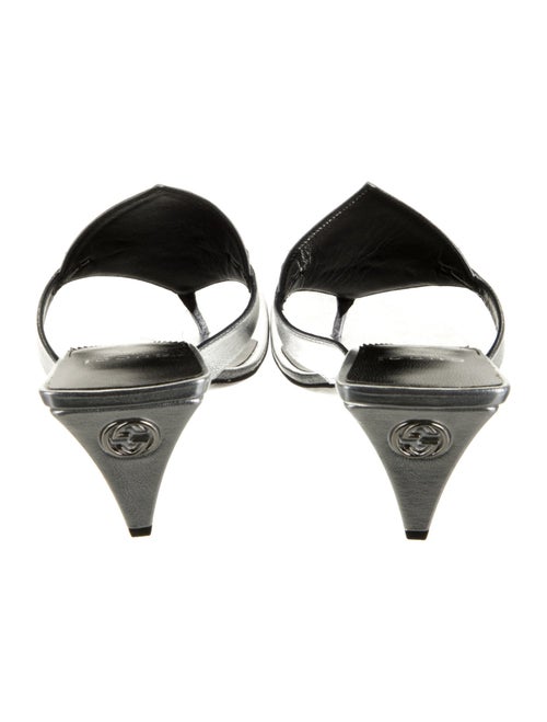 Gucci Horsebit Accent Leather Slides