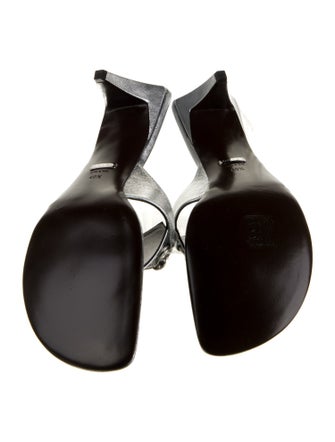 Gucci Horsebit Accent Leather Slides