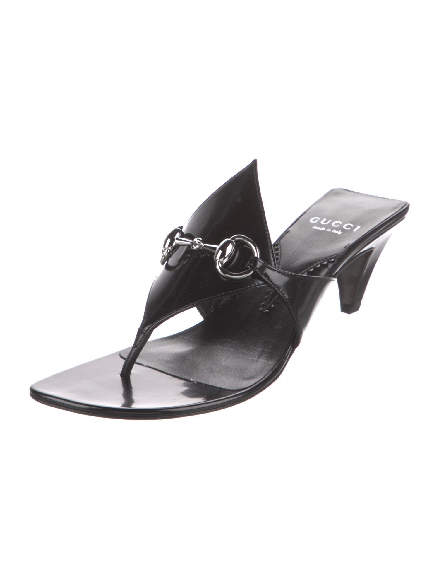 Gucci Leather Slides