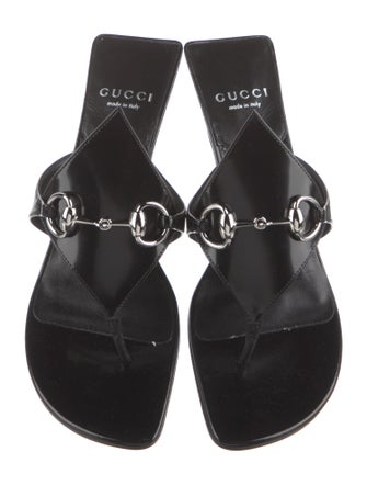 Gucci Leather Slides