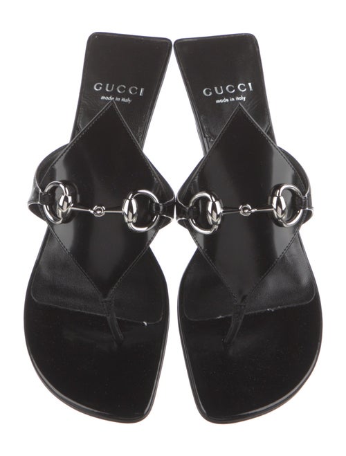 Gucci Leather Slides