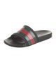 Gucci Web Accent Rubber Slides