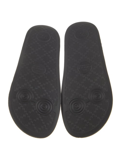 Gucci Web Accent Rubber Slides