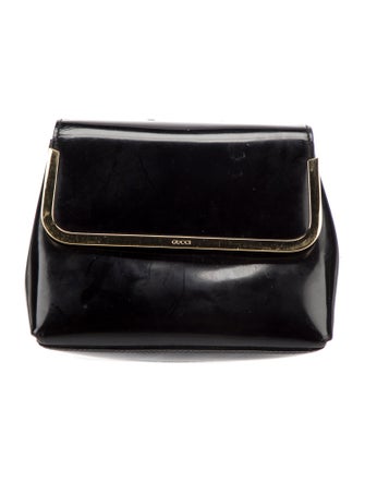 Gucci Patent Leather Clutch Vintage