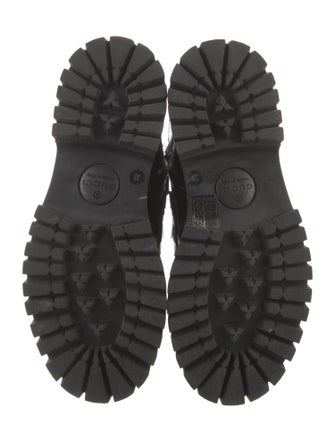 Gucci Horsebit Accent Leather Combat Boots