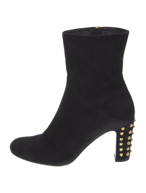 Gucci Suede Studded Accents Boots