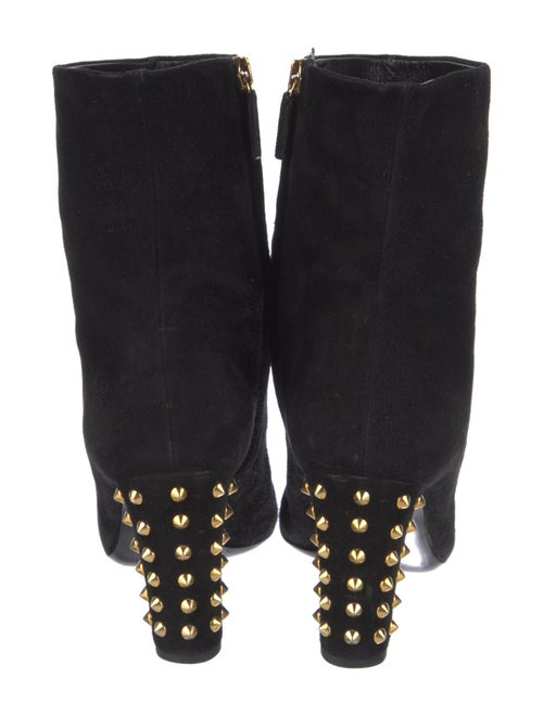 Gucci Suede Studded Accents Boots
