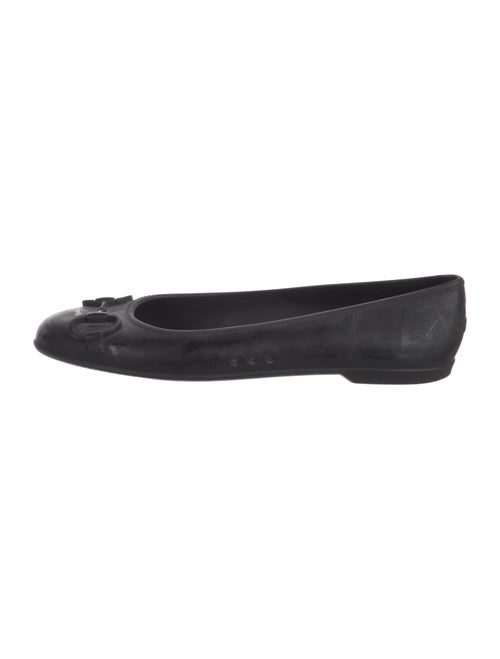 Gucci Horsebit Accent Rubber Ballet Flats