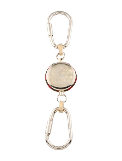 Gucci Vintage Interlocking G Web Keychain