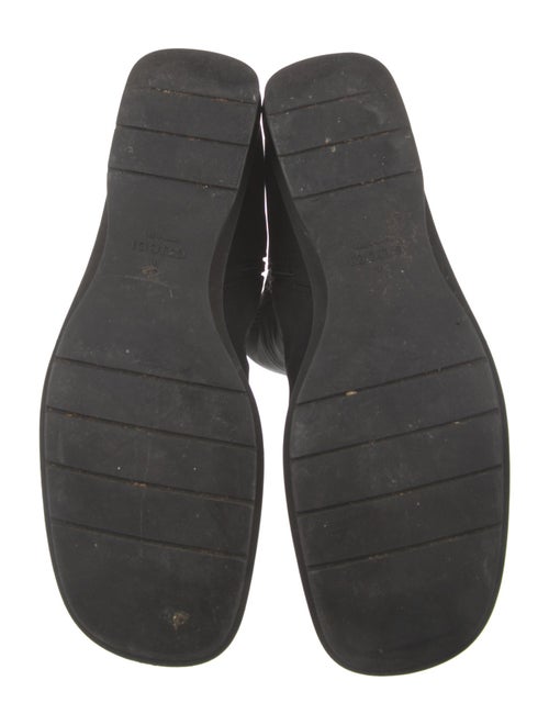 Gucci Web Accent Canvas Riding Boots