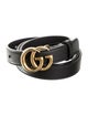 Gucci Double G Logo Skinny Belt