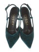 Gucci Velvet Slingback Pumps