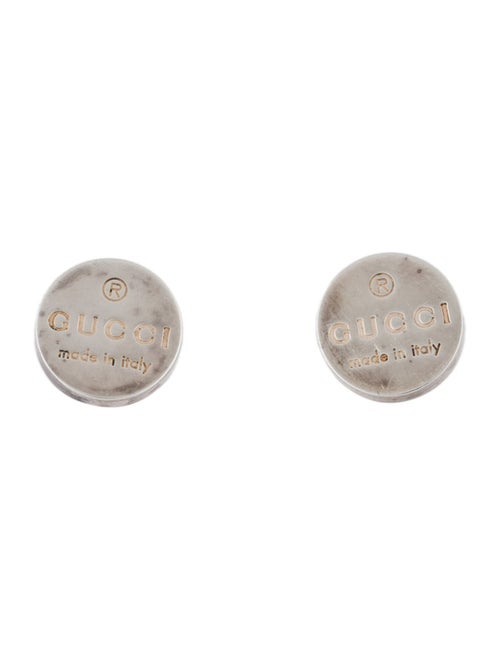 Gucci Trademark Circle Stud Earrings