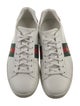 Gucci Web Accent Leather Sneakers