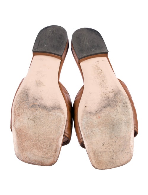 Gucci Running GG Logo Leather Slides