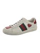 Gucci Web Accent Leather Sneakers