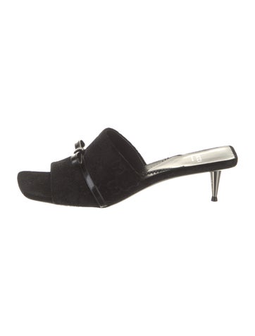 Gucci Sandals Velvet Slides IT 39 | 9