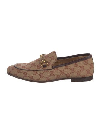 Gucci GG Canvas Canvas Loafers