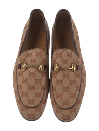 Gucci GG Canvas Canvas Loafers
