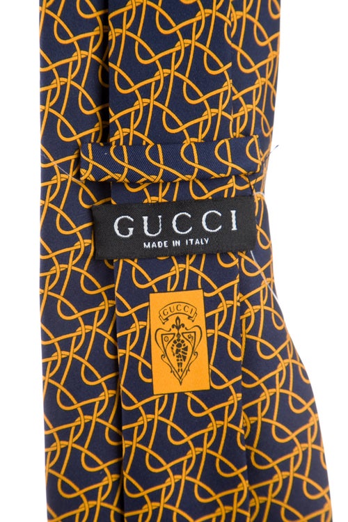 Gucci Pattern Print Tie