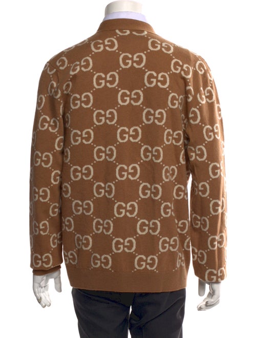 Gucci Interlocking G Logo Wool Cardigan