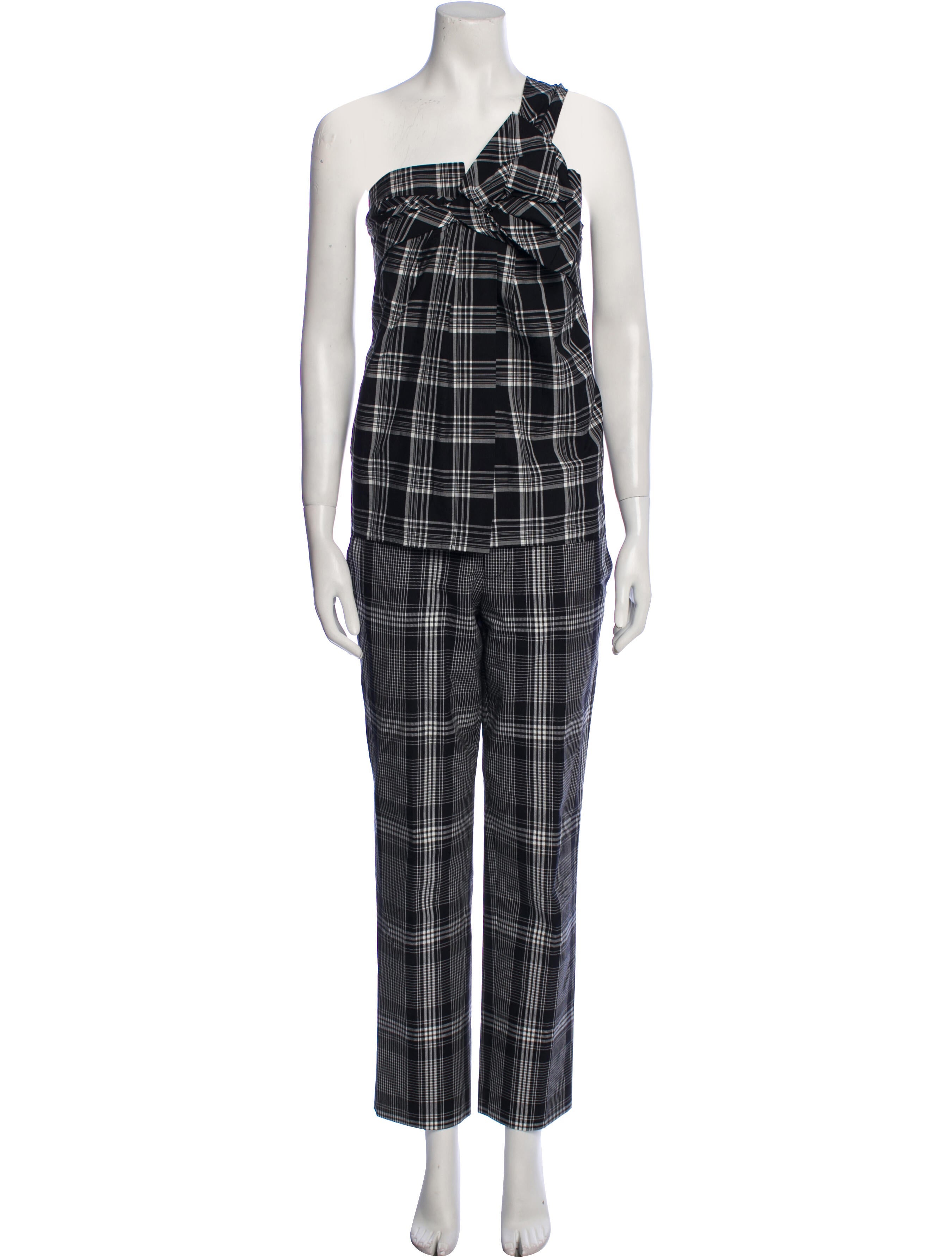 Gucci Printed Pleated Accents Pant Set