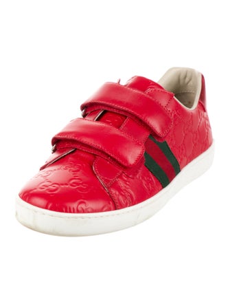 Gucci GG Logo Leather Sneakers