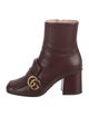 Gucci Marmont Running GG Logo Boots