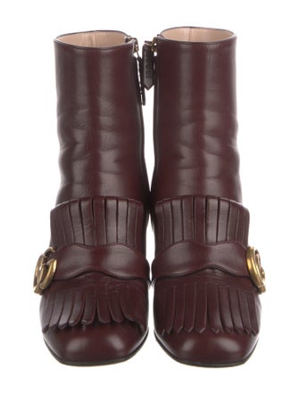 Gucci Marmont Running GG Logo Boots