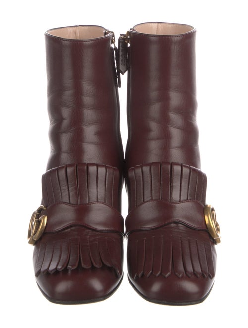 Gucci Marmont Running GG Logo Boots