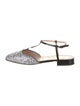 Gucci Double G Logo Glitter Slingback Flats