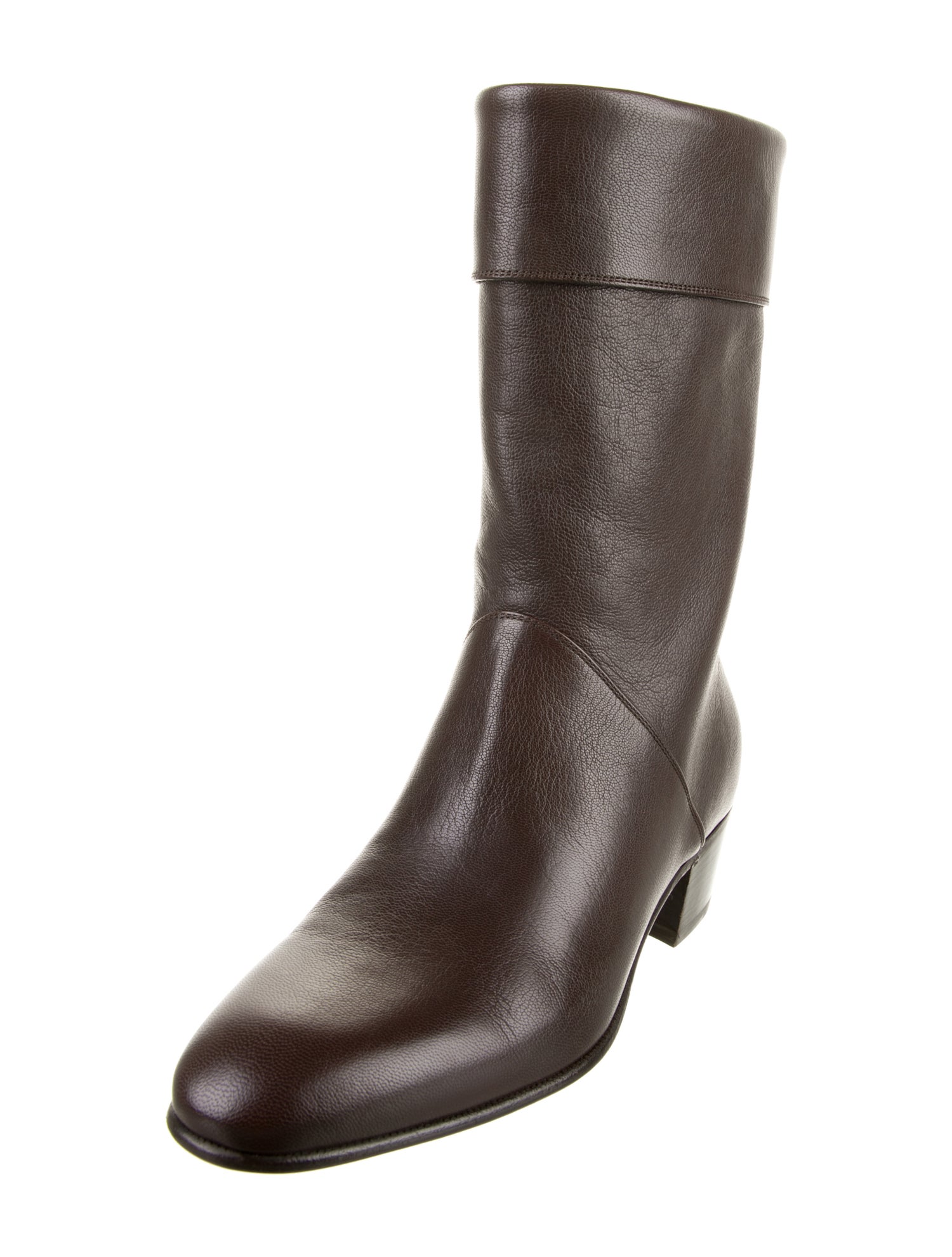 Gucci Leather Moto Boots