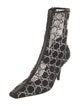 Gucci Double G Logo Mesh Boots