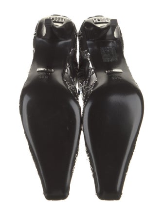 Gucci Double G Logo Mesh Boots