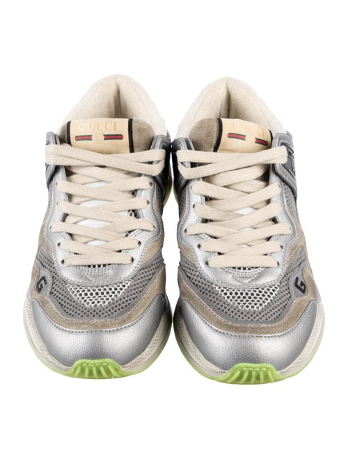 Gucci Suede Printed Sneakers