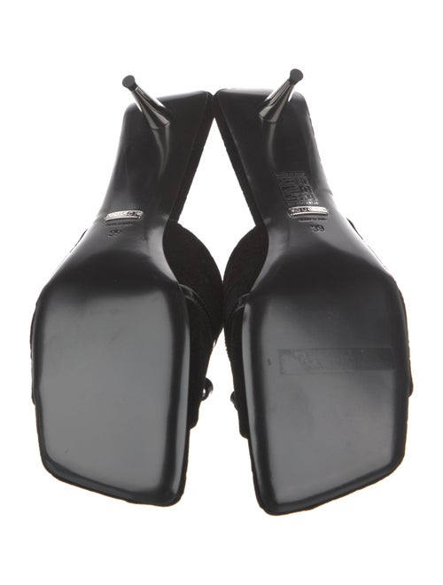 Gucci Velvet Bow Accents Slides