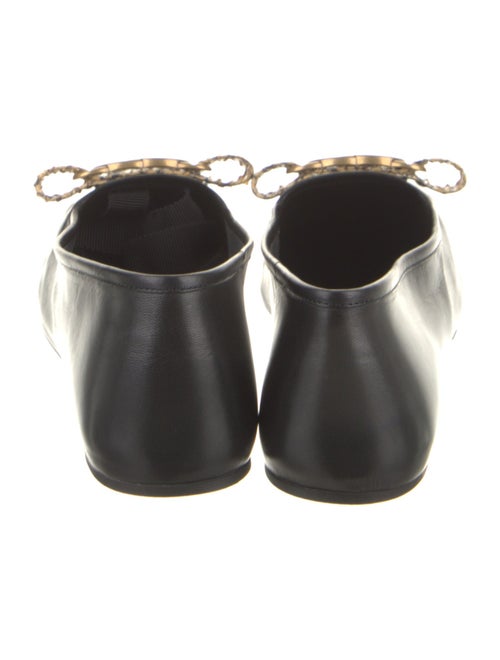 Gucci Leather Animal Print Flats