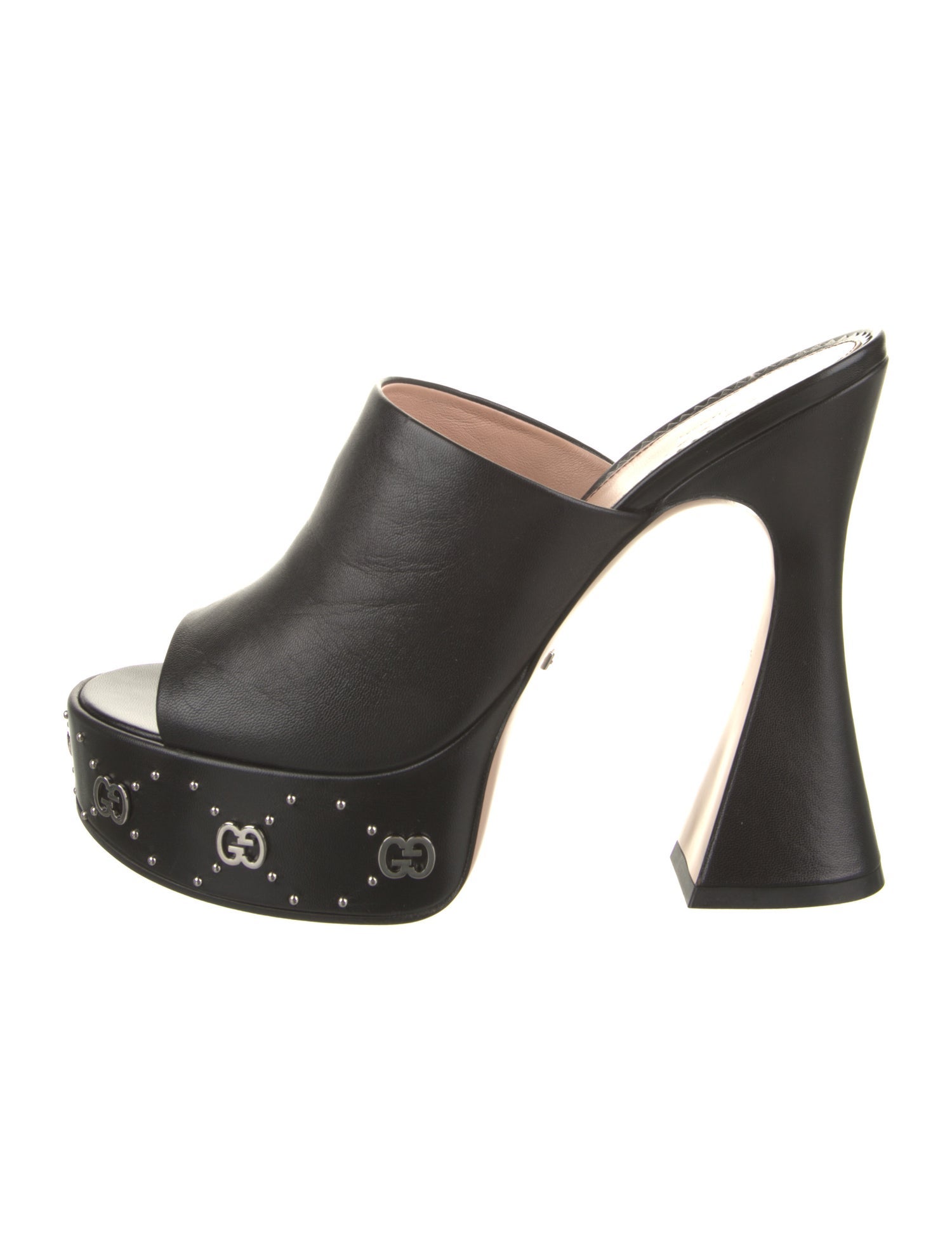 Gucci Leather Slides