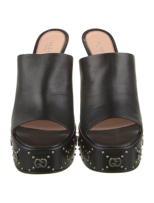 Gucci Leather Slides