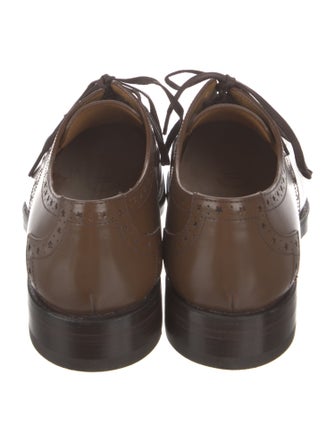 Gucci Interlocking G Logo Leather Brogues