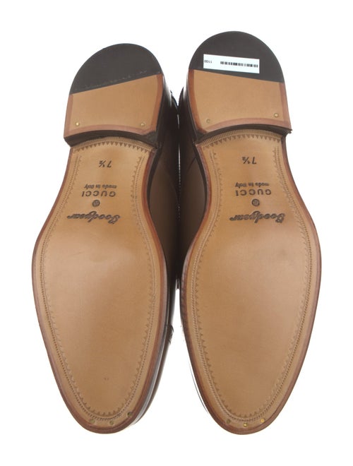 Gucci Interlocking G Logo Leather Brogues